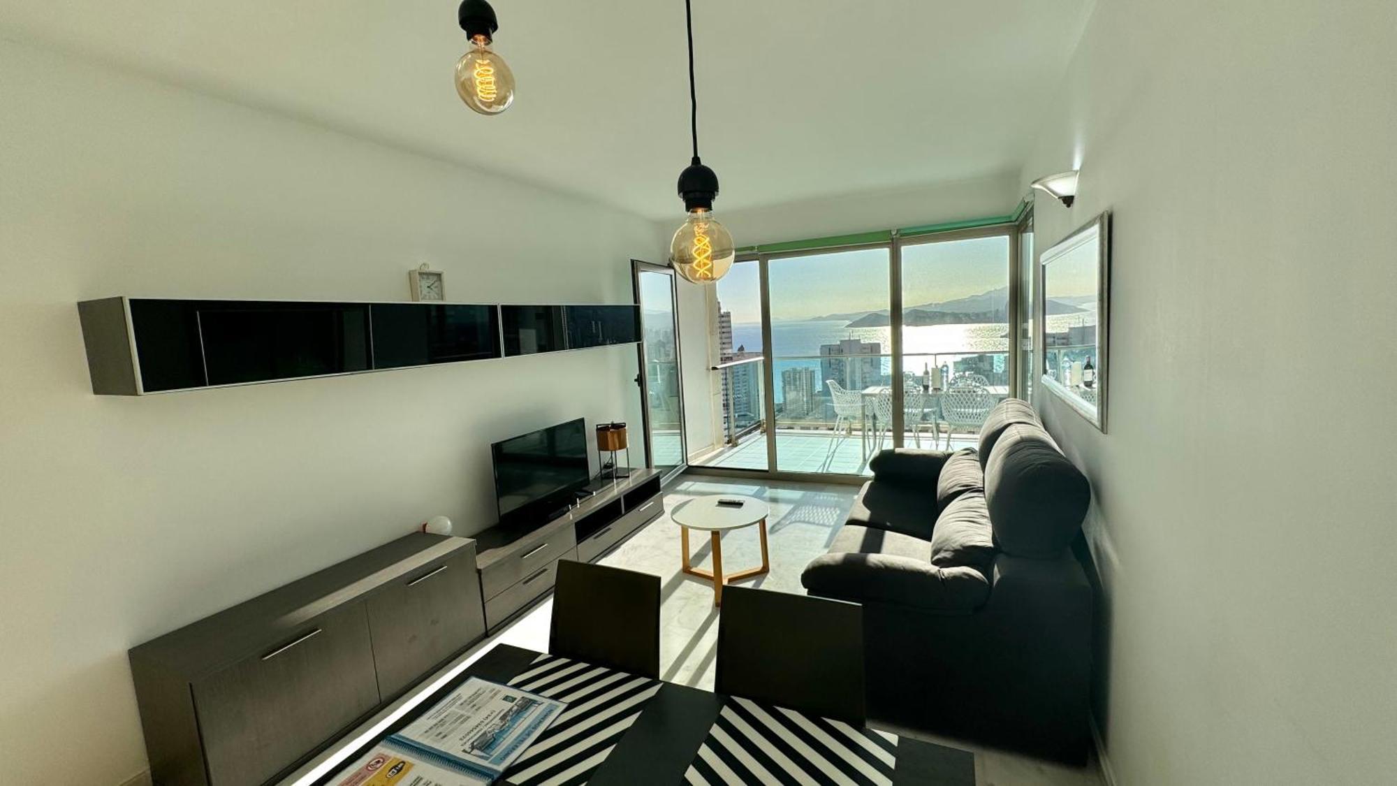 Highrise Apartment With Stunning Views From Private Balcony 85 Benidorm Exteriör bild
